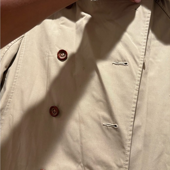 VTG Diane Von Furstenberg Beige Trench Coat - Picture 16 of 16